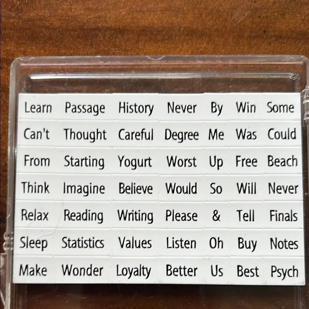 Fridge Fun College Word Magnets